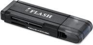 [1 pack] iflash microsd card reader/writer usb 3.0 dual slot - supports sandisk kingston 256gb 128gb 64gb 32gb uhs-i micro sdxc sdhc, ultra/extreme speed logo