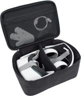 kislane carrying case compatible with oculus quest 2 vr logo