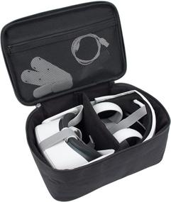 img 4 attached to KISLANE Carrying Case Compatible With Oculus Quest 2 VR