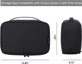 img 1 attached to KISLANE Carrying Case Compatible With Oculus Quest 2 VR