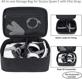 img 3 attached to KISLANE Carrying Case Compatible With Oculus Quest 2 VR