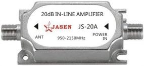 img 4 attached to 📡 Усилитель сигнала спутниковой связи SaferCCTV Inline Amplifier 950-2150 МГц - усиление 20 дБ, замена антенны Dish Network AMP для кабелей Directv FTA RG6, улучшение приема и безопасности.