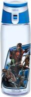 🚰 zak! designs tritan water bottle with flip-top cap featuring guardians of the galaxy graphics, durable and bpa-free plastic, 25 oz. логотип