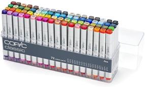 img 4 attached to 🖌️ Copic Marker C72A Classic 72 Color Marker Sketch Set for Architectural Design, Product Rendering, and Industrial Design; Packaged in a Clear Plastic Case - Ideal for SEO