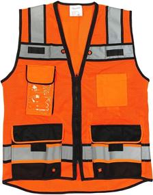 img 2 attached to 👷 Vero1992 Reflective XX Large Engineer Vest: Enhanced Safety Occupational Health Product