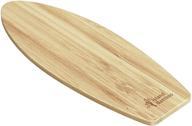 🌿 bamboo solana eco-friendly surf board-inspired cutting board logo