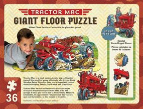 img 2 attached to Engaging and Fun MasterPieces Tractor Shaped Puzzle with 36 Pieces