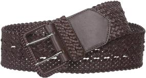 img 1 attached to Womens Wide Braided Square Buckle Women's Accessories