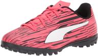 👟 puma rapido black elektro unisex girls' soccer shoes for athletic performance logo