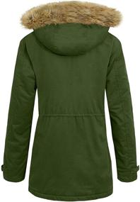 img 2 attached to CHERFLY Womens Winter Hooded X Large Women's Clothing and Coats, Jackets & Vests