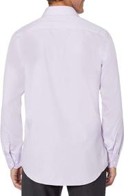 img 3 attached to Non-Iron Pocket Men's Shirt with Tailored Spread Collar and Buttoned Design