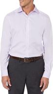 non-iron pocket men's shirt with tailored spread collar and buttoned design logo