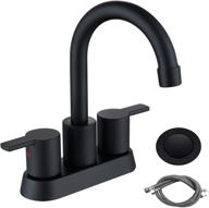 🚰 rkf two handle centerset bathroom faucet bf015 9 in matte black логотип