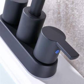 img 1 attached to 🚰 RKF Two Handle Centerset Bathroom Faucet BF015 9 in Matte Black