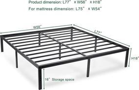 img 3 attached to Anti Slip Platform Mattress Foundation LIJQCI