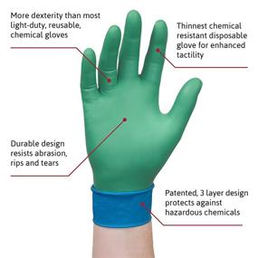 img 3 attached to Microflex 93 260: Unparalleled Chemical Resistant Gloves for Optimal Protection