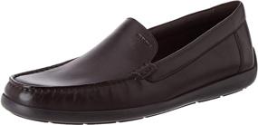 img 4 attached to Geox Devan Dark Brown Loafers Men's Shoes in Loafers & Slip-Ons