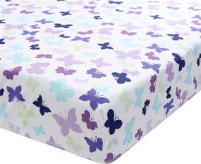 img 2 attached to Purple Butterfly 3Piece Bedding Nursery
