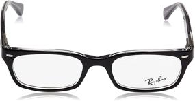 img 3 attached to 🕶️ Ray Ban RX5150 Rectangular Eyeglass Transparent: Premium Design & Enhanced Clarity