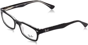 img 4 attached to 🕶️ Ray Ban RX5150 Rectangular Eyeglass Transparent: Premium Design & Enhanced Clarity