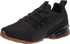 img 4 attached to PUMA Men's Axelion Running Shoes: Stylish Black Gum Design for Enhanced Performance