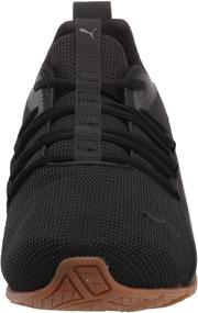 img 3 attached to PUMA Men's Axelion Running Shoes: Stylish Black Gum Design for Enhanced Performance