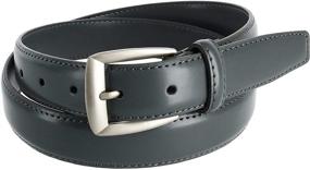 img 3 attached to Stylish and Timeless: CTM Leather Basic Dress Black Men's Accessories
