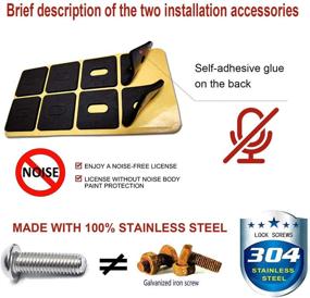 img 1 attached to BGGTMO Stainless Brackets Vehicles Accessories