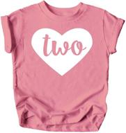 heart birthday toddler second outfit girls' clothing logo