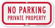 highly visible no parking 🚫 reflective smartsign for enhanced property security logo