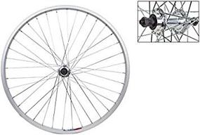 img 4 attached to 🚲 Silver Alloy Rear Bicycle Wheel 26 x 1.5 36H with Quick Release - Wheel Master