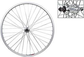 img 1 attached to 🚲 Silver Alloy Rear Bicycle Wheel 26 x 1.5 36H with Quick Release - Wheel Master