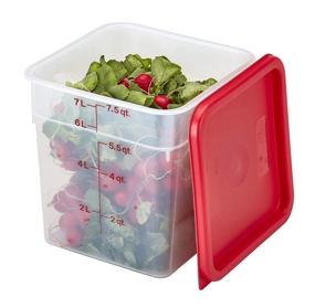 img 2 attached to 🥡 Cambro 8SFSPP190 8 qt Polypropylene CamSquare Food Storage Container