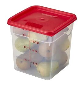 img 1 attached to 🥡 Cambro 8SFSPP190 8 qt Polypropylene CamSquare Food Storage Container