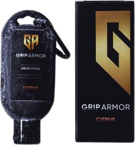 img 4 attached to 🏋️ Grip Armor: Scented Premium Liquid Chalk - The Ultimate Gym Chalk for Weightlifting, Rock Climbing, CrossFit, Gymnastics - Ditch Lifting Straps with Liquid Gym Chalk - Convenient Water Bottle Clip