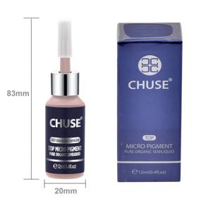 img 2 attached to 👩 CHUSE T401, 12ml, Universal Corrector, SGS Certified, DermaTest Approved Top Micro Pigment Cosmetic Color Permanent Makeup Tattoo Ink