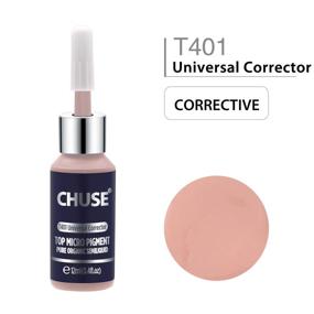 img 3 attached to 👩 CHUSE T401, 12ml, Universal Corrector, SGS Certified, DermaTest Approved Top Micro Pigment Cosmetic Color Permanent Makeup Tattoo Ink