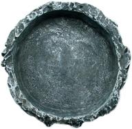 resin-made omem reptile 🦎 natural bowl food and water dish logo