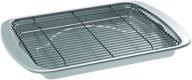 🥓 nordic ware oven bacon baking tray: top-quality stainless steel, 17x12 in logo