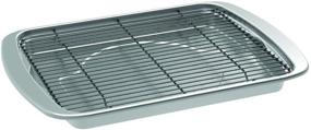 img 4 attached to 🥓 Nordic Ware Oven Bacon Baking Tray: Top-Quality Stainless Steel, 17x12 in