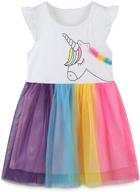 👗 girl's summer tulle dress: casual cotton halter neck sleeveless tank outfit, cold shoulder flower girl beach sundress logo