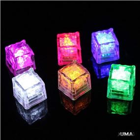 img 1 attached to 🥃 Vibrant 12-Piece LED Ice Cubes: Illuminate your Drinks & Celebrations with Colorful Flashing Lights!