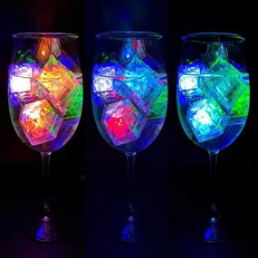 img 2 attached to 🥃 Vibrant 12-Piece LED Ice Cubes: Illuminate your Drinks & Celebrations with Colorful Flashing Lights!