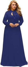 img 1 attached to Lalagen Women's Yellow Vintage Evening Dress - XXXL Size, Elegant Clothing for Women