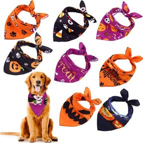 img 4 attached to URATOT Halloween Neckerchief Accessories Festivals