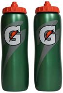 🥤 gatorade 32 oz squeeze water sports bottle - pack of 2 - explore the new easy grip design logo