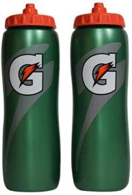 img 3 attached to 🥤 Gatorade 32 Oz Squeeze Water Sports Bottle - Pack of 2 - Explore the New Easy Grip Design