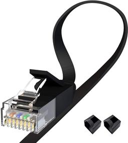 img 3 attached to 1FT Ethernet Networking Cable - Black, Jaremite Internet Network