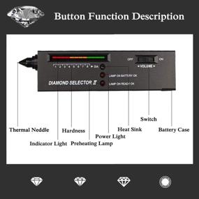 img 3 attached to 💎 Anbane High Precision Diamond Testers - Practical Jewelry Diamond Selector for Novice and Expert (Set of 5) in Black