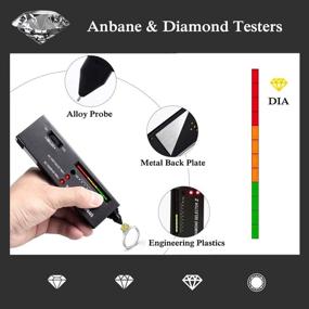 img 2 attached to 💎 Anbane High Precision Diamond Testers - Practical Jewelry Diamond Selector for Novice and Expert (Set of 5) in Black